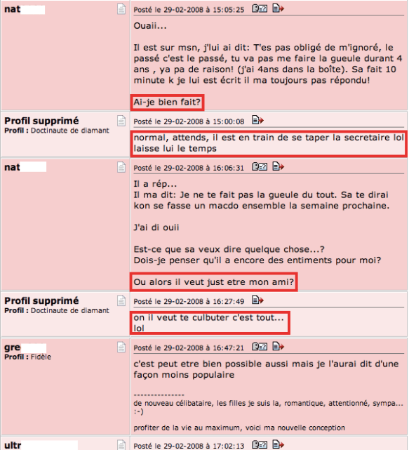 Mon mec ma plaké keske j doi fer frenchemen c cho ?